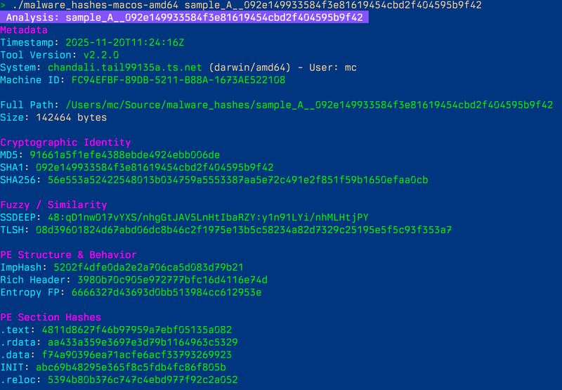 Malware Hashes (tool)