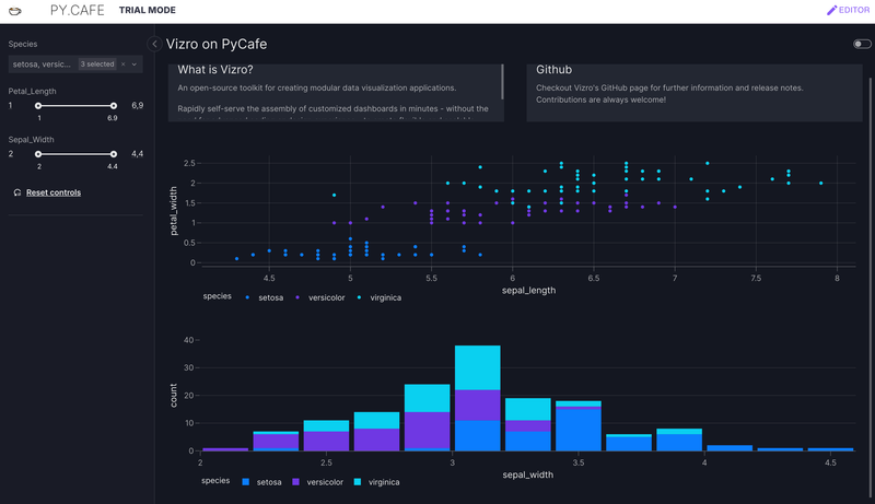 Rapid Dashboarding with Self-Hosted AI Systems